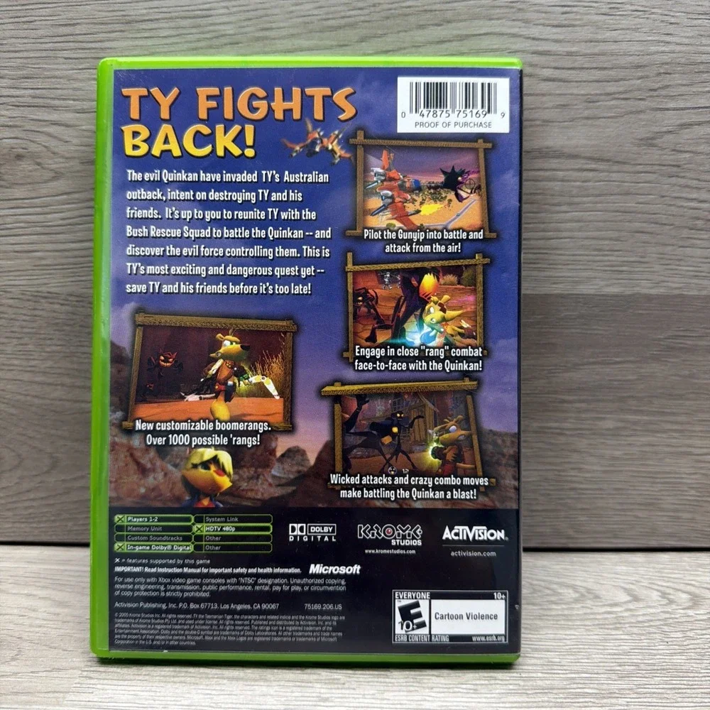 Ty The Tasmanian Tiger 3 Night Of The Kraken: Microsoft Xbox Tested - Picture 4 of 5